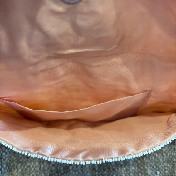 Walborg Vintage Women's Clutch Handbeaded Small Inside Pocket Snap Closure - Picture 7 of 16